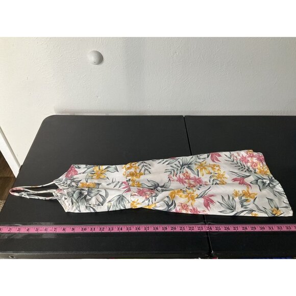 Divided Dress Womens Sz 2 Sundress Floral Zip Feminine Summer Travel Beach‎ - Picture 8 of 13